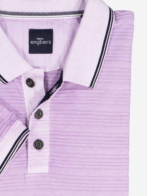 Polo-Shirt strukturiert