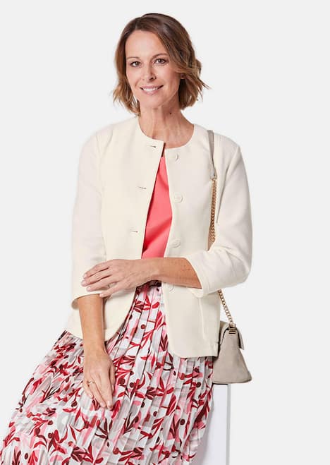 Bequeme Kleiderjacke mit Struktur