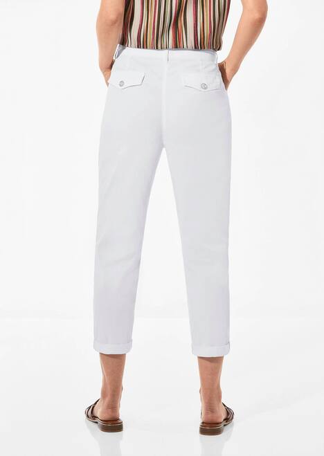 Lässige Chinohose mit weichem Peach-Finish