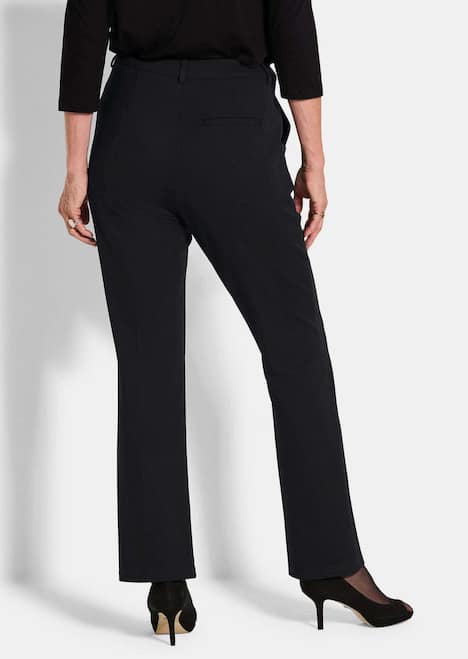 GOLDNER Broek CARLA Jersey broek CARLA met uitlopende pijpen
