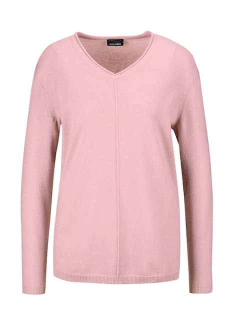 Basicpullover mit V-Ausschnitt