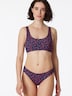Schiesser Damen Bustier-Bikini Mix & Match Swim - blau, rot