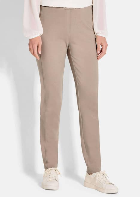 Extra schmale Jerseyhose BELLA mit Schlupfbund