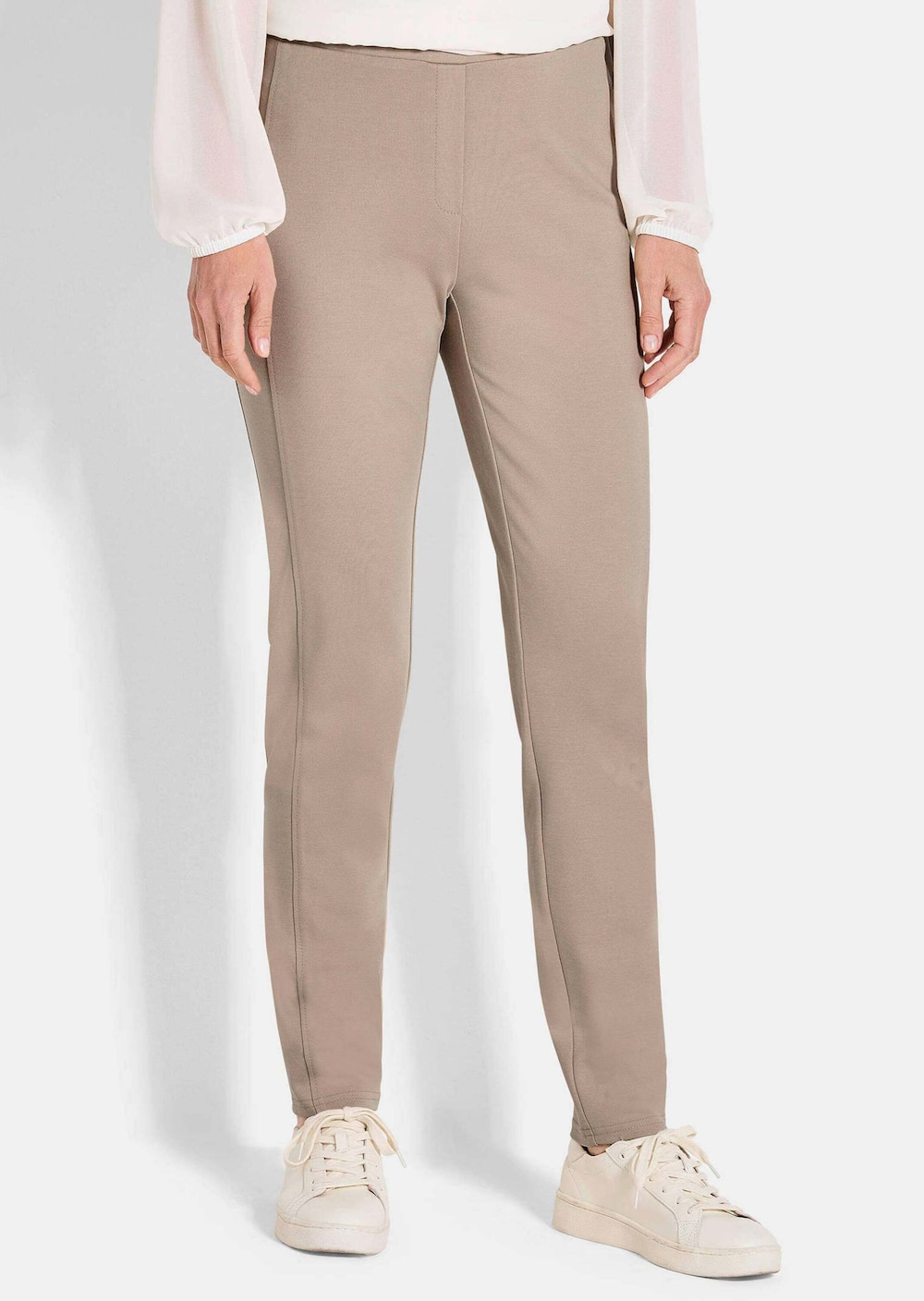 Extra schmale Jerseyhose BELLA mit Schlupfbund