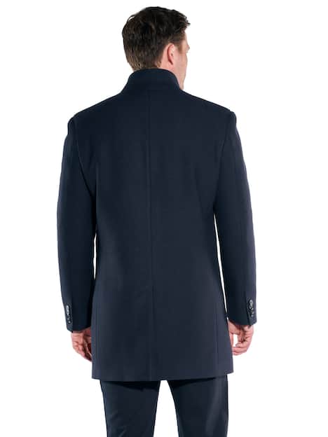 engbers Herren Mantel mit heraustrennbarem Inlet , Saphirblau