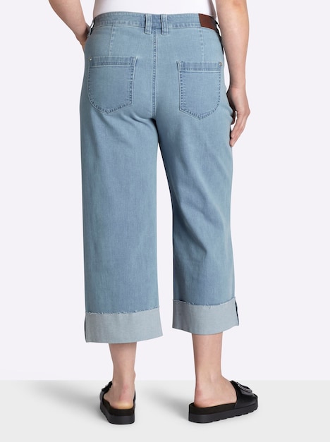 7/8-Jeans erhöht
