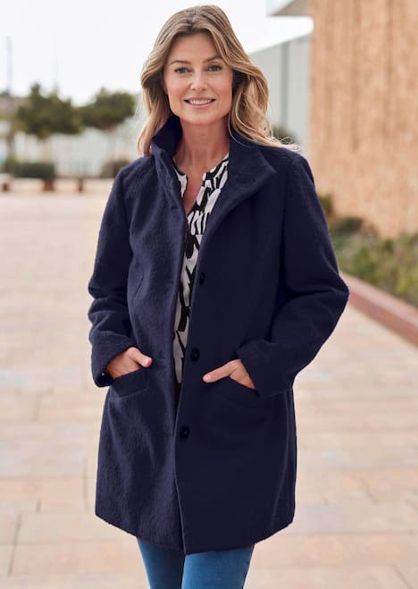 Stepp-Winterjacke mit Kapuze