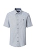 Leinenhemd Kurzarm gestreift Casual Fit Short