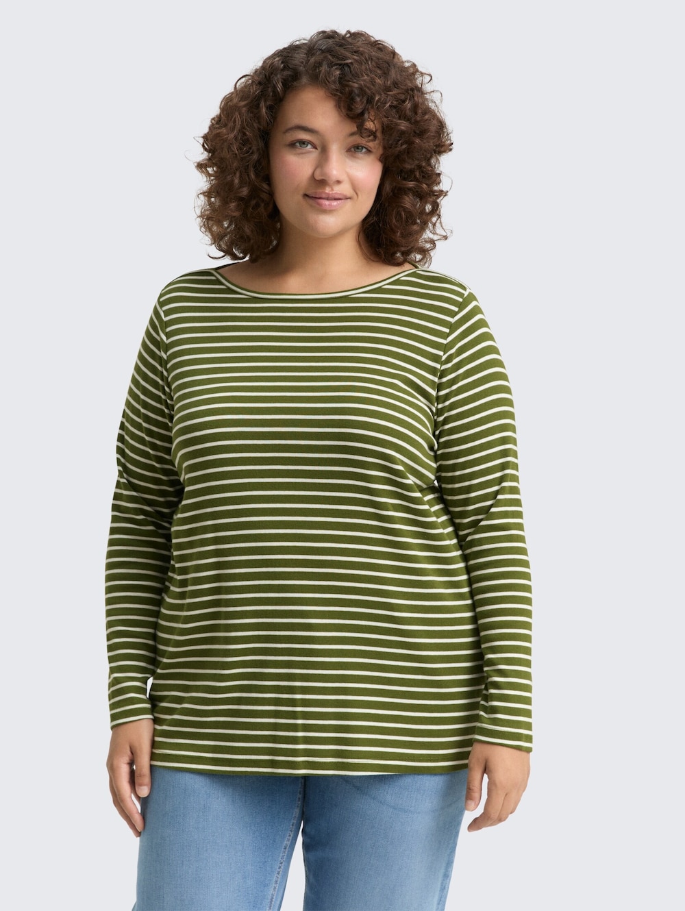 Langarmshirt mit Streifenmuster