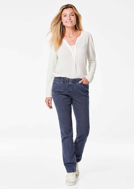 GOLDNER Jeans CARLA met elastische band Klassieke jeans CARLA met elastische tailleband