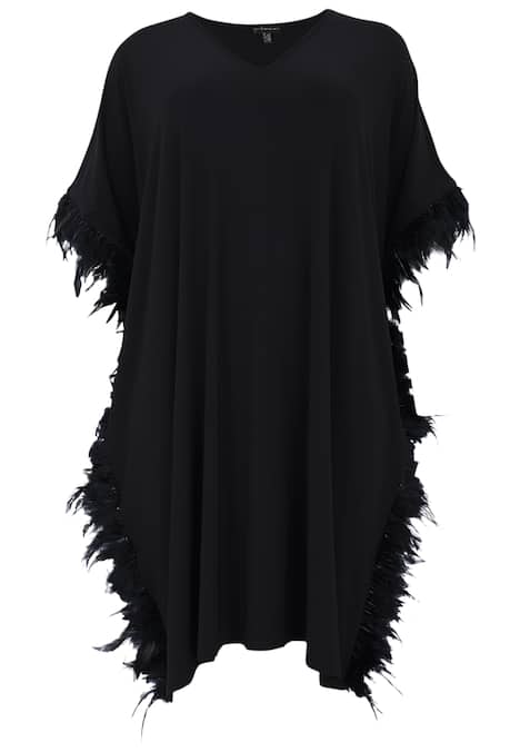 Kaftan met veren