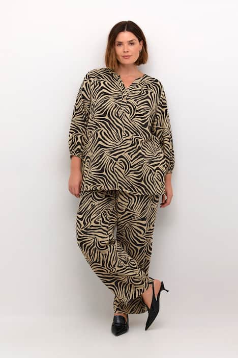 Langarm-Bluse Regular fit