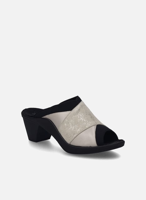 Damen Clog St.Tropez 68, beige-kombi