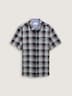 Regular Fit Kurzarmhemd mit Karomuster
