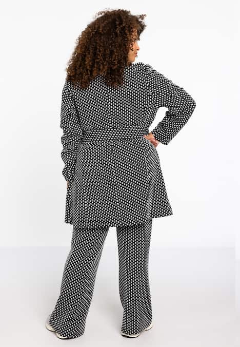 Jacke mit Schalkragen