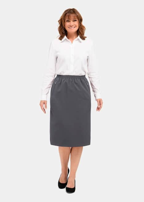 GOLDNER Rok Kreukvrije rok met elastische tailleband