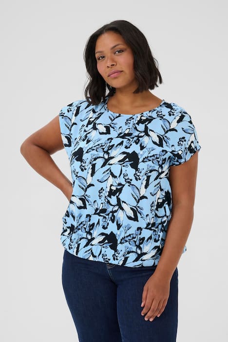 Kurzarm-Bluse Loose fit
