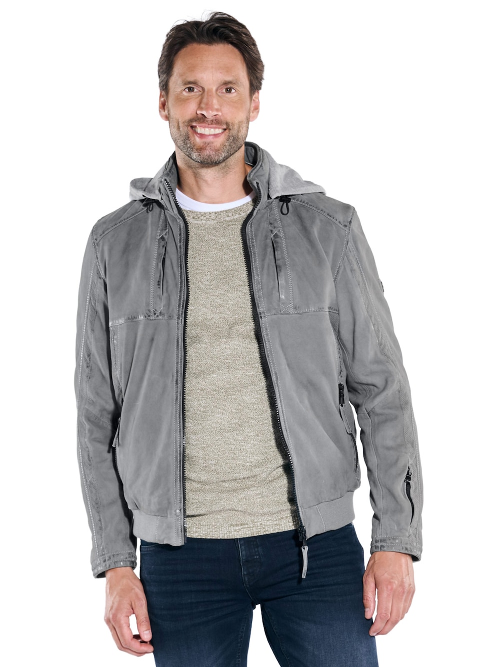 Lederjacke