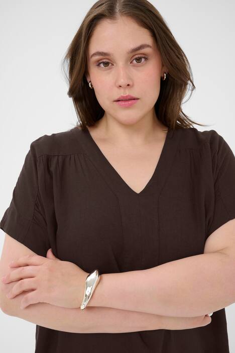 Kurzarm-Bluse Loose fit