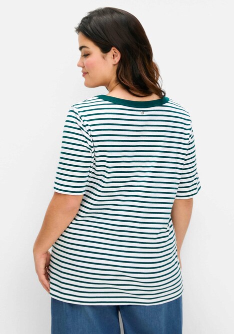 T-Shirt Kurzarm Streifen
