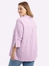 3/4-Arm-Bluse 3/4-Arm Hemdkragen