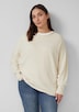 Pullover in Rippstruktur mit Fledermausärmeln