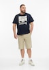 Baumwoll-T-Shirt mit Frontprint