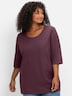 3/4-Arm-Shirt 3/4-Arm-Shirt im geraden, längeren Schnitt 3/4-Arm Uni