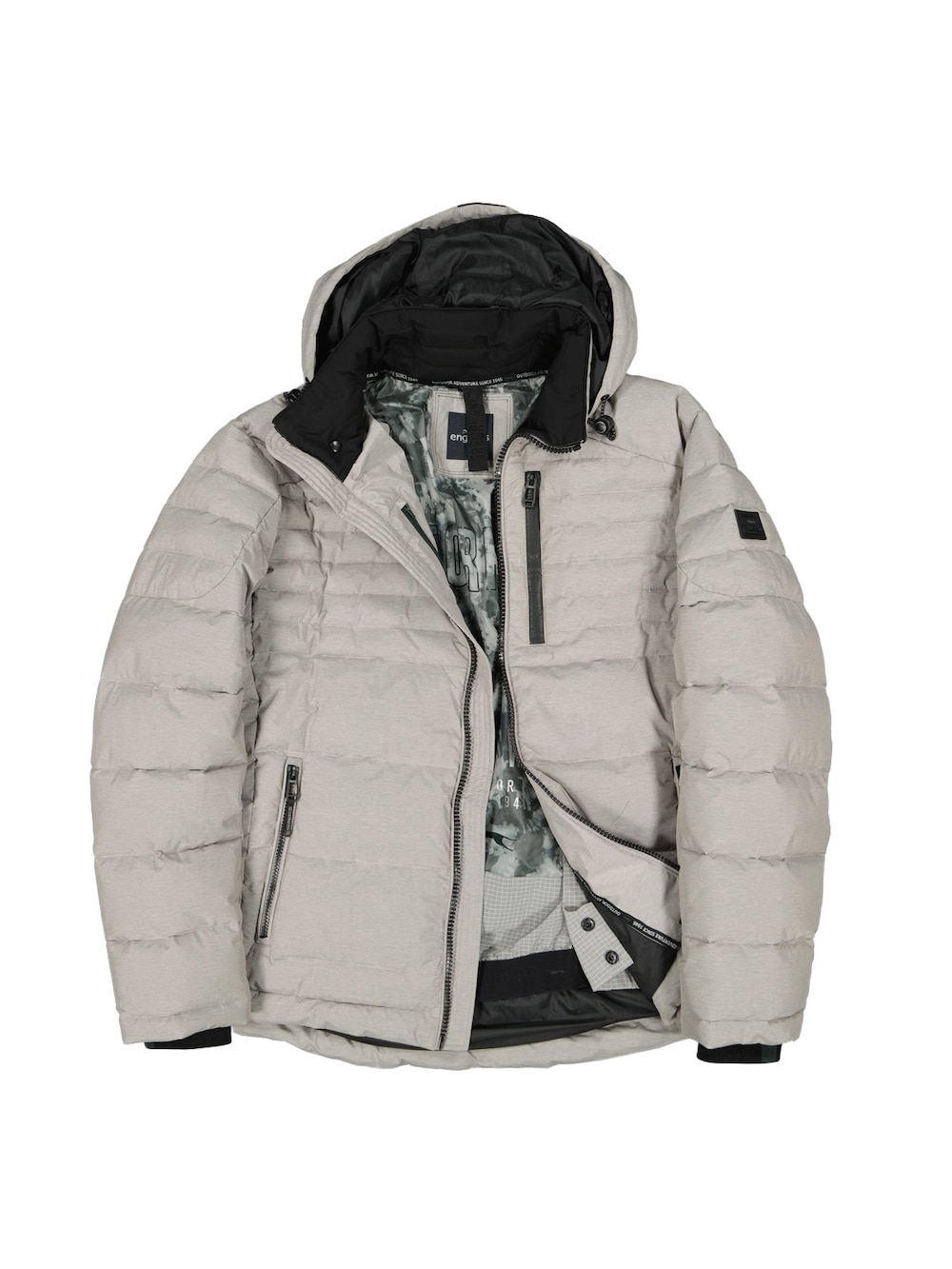 Jacke mit abnehmbarer Kapuze