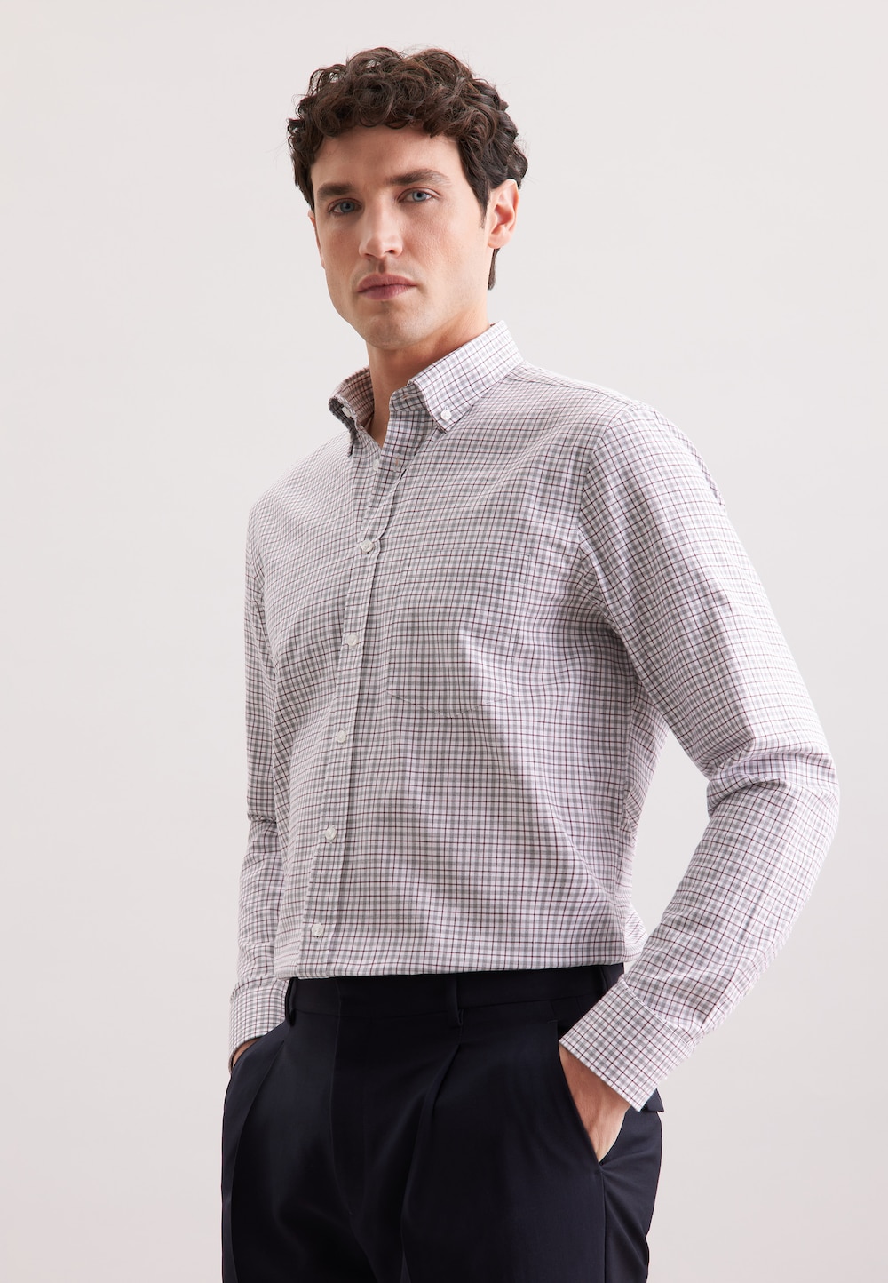 Herren Flanellhemd - Karo
