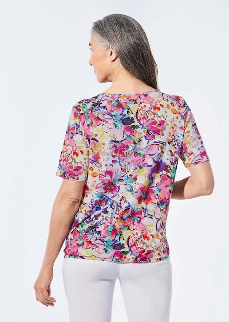 GOLDNER Shirt Gedessineerd shirt met geraffineerde details