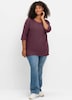 3/4-Arm-Shirt 3/4-Arm-Shirt im geraden, längeren Schnitt 3/4-Arm Uni
