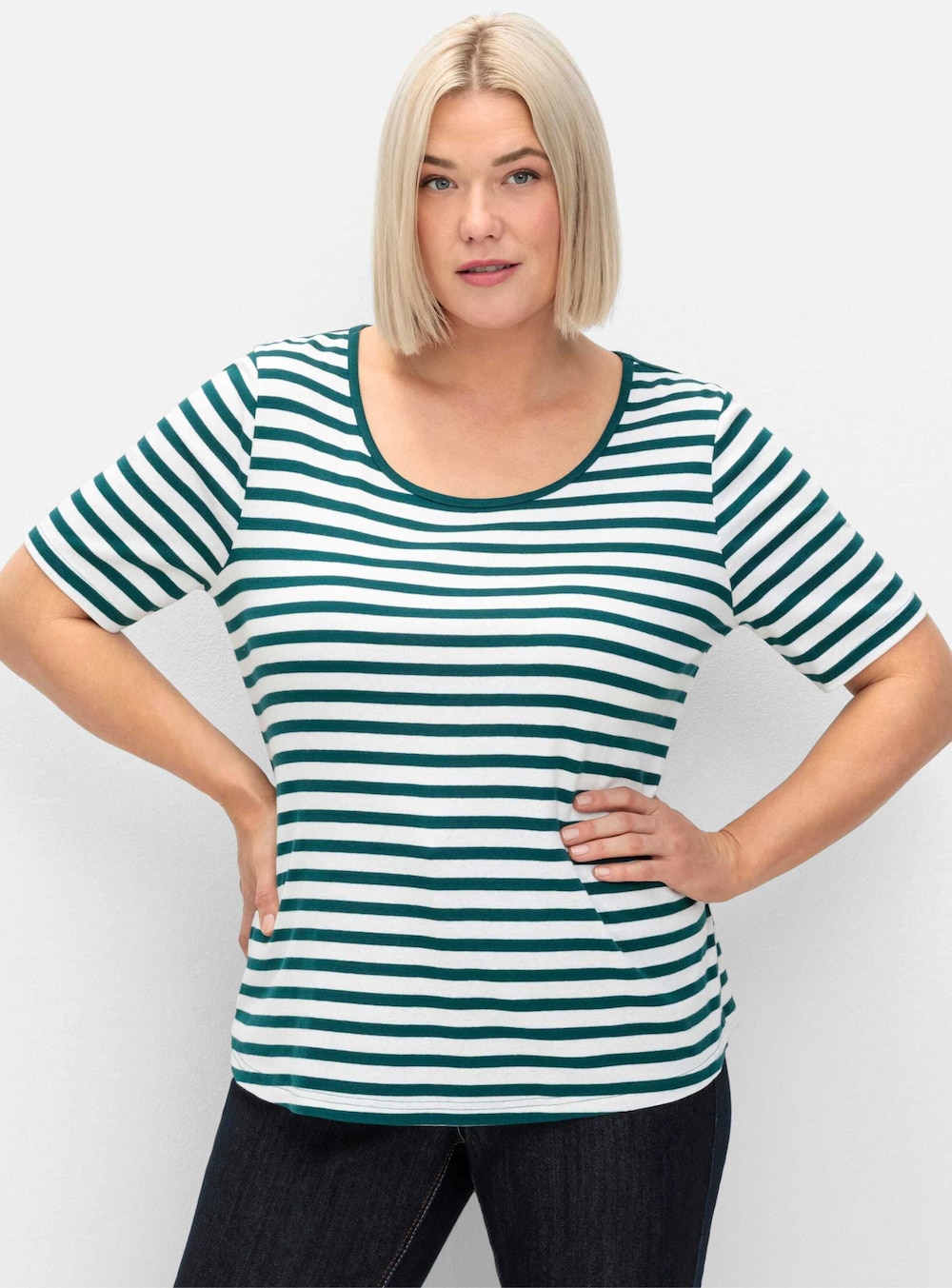 T-Shirt Kurzarm Streifen