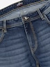 Herren Super-Stretch-Jeans regular , Mittelblau