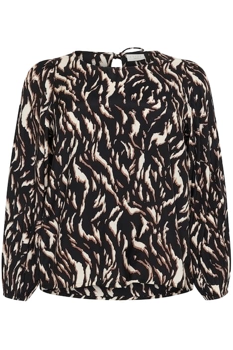 Langarm-Bluse Regular fit