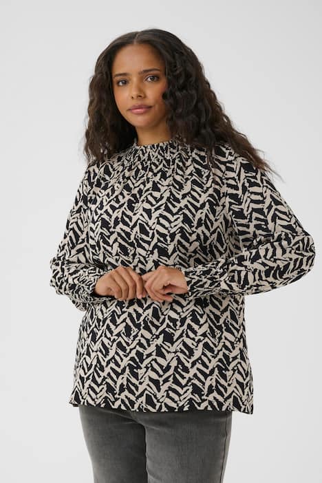 Langarm-Bluse Regular fit