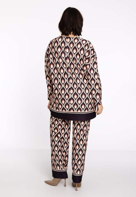 Broek met een elastieken tailleband