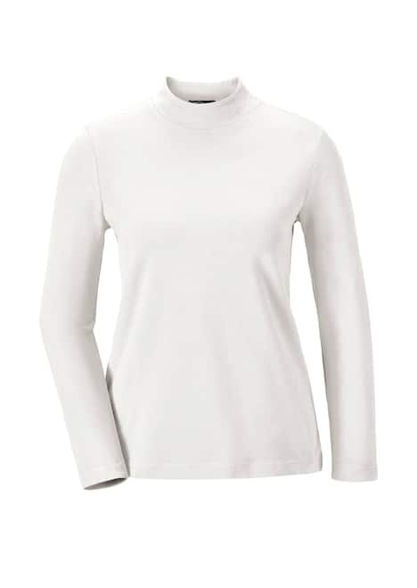 GOLDNER Shirt met opstaande kraag Shirt met opstaande kraag met lange mouwen
