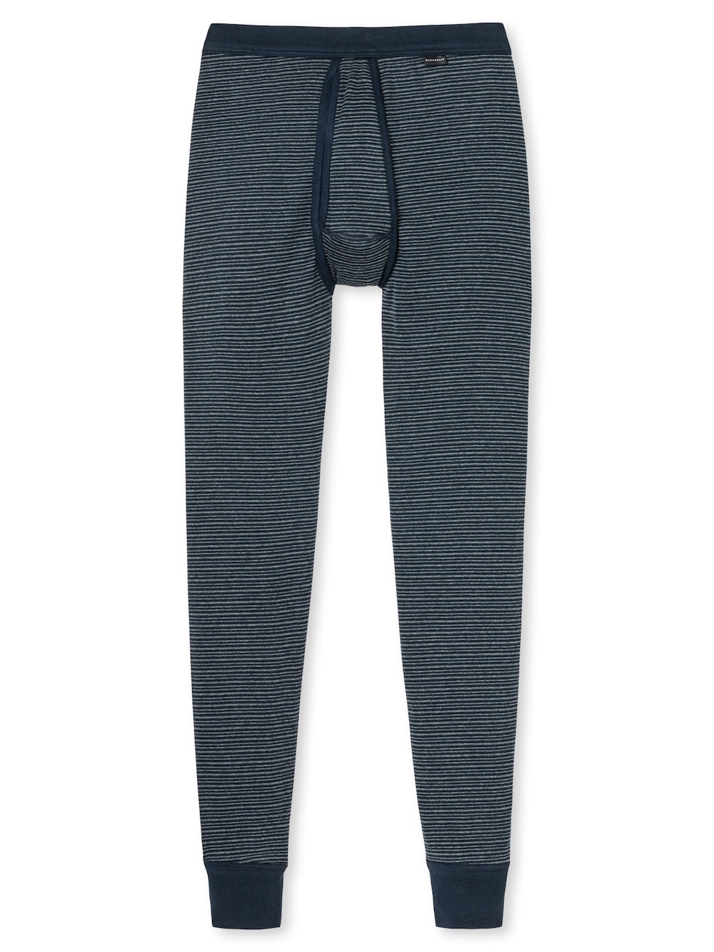 Schiesser Herren Lange Unterhose Feinripp Melange