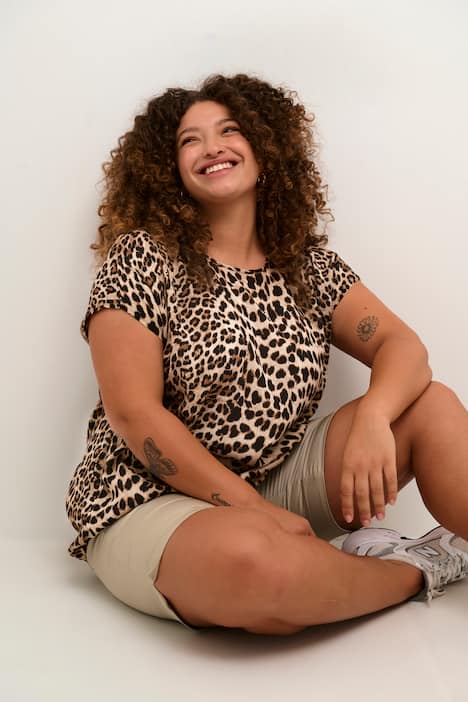 Kurzarm-Bluse Loose fit