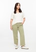 Cropped Jeans / Mid Rise / Straight Fit