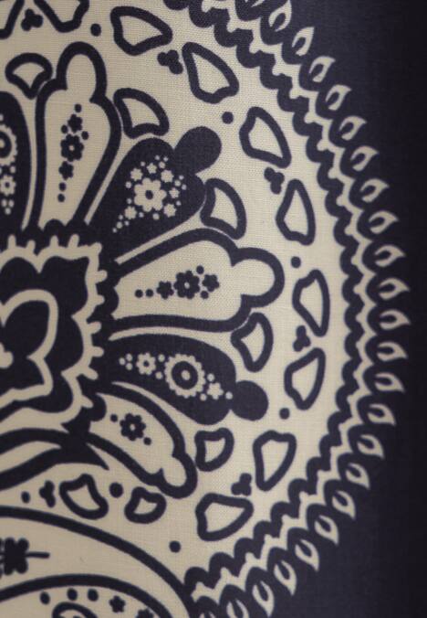 Damen Kleid - Tuchprint