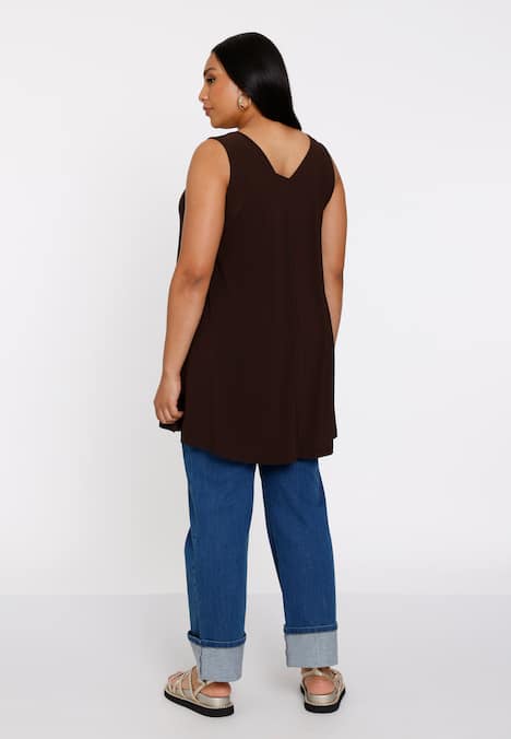 Top mit V-Ausschnitt