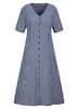 Baumwollkleid mit Karomuster