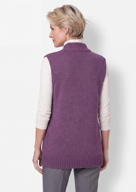 Gebreid vest met knoopsluiting