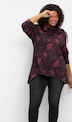 Sweatshirt Langarm Sonstiges Muster Schalkragen