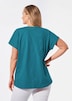 Luftiges Shirt mit schmaler Blende