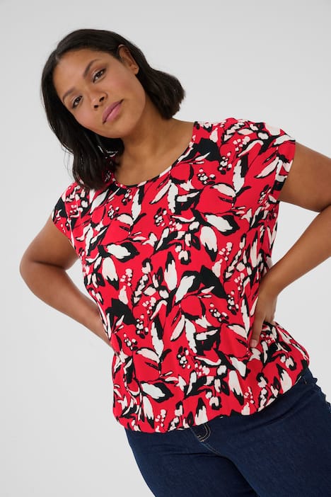 Kurzarm-Bluse Loose fit