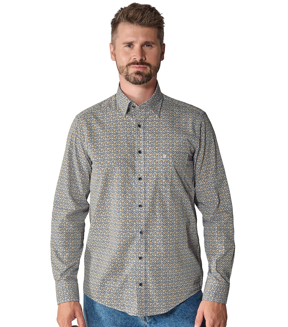 Freizeithemd Print Casual Fit