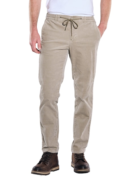 Herren Chino straight , Beige